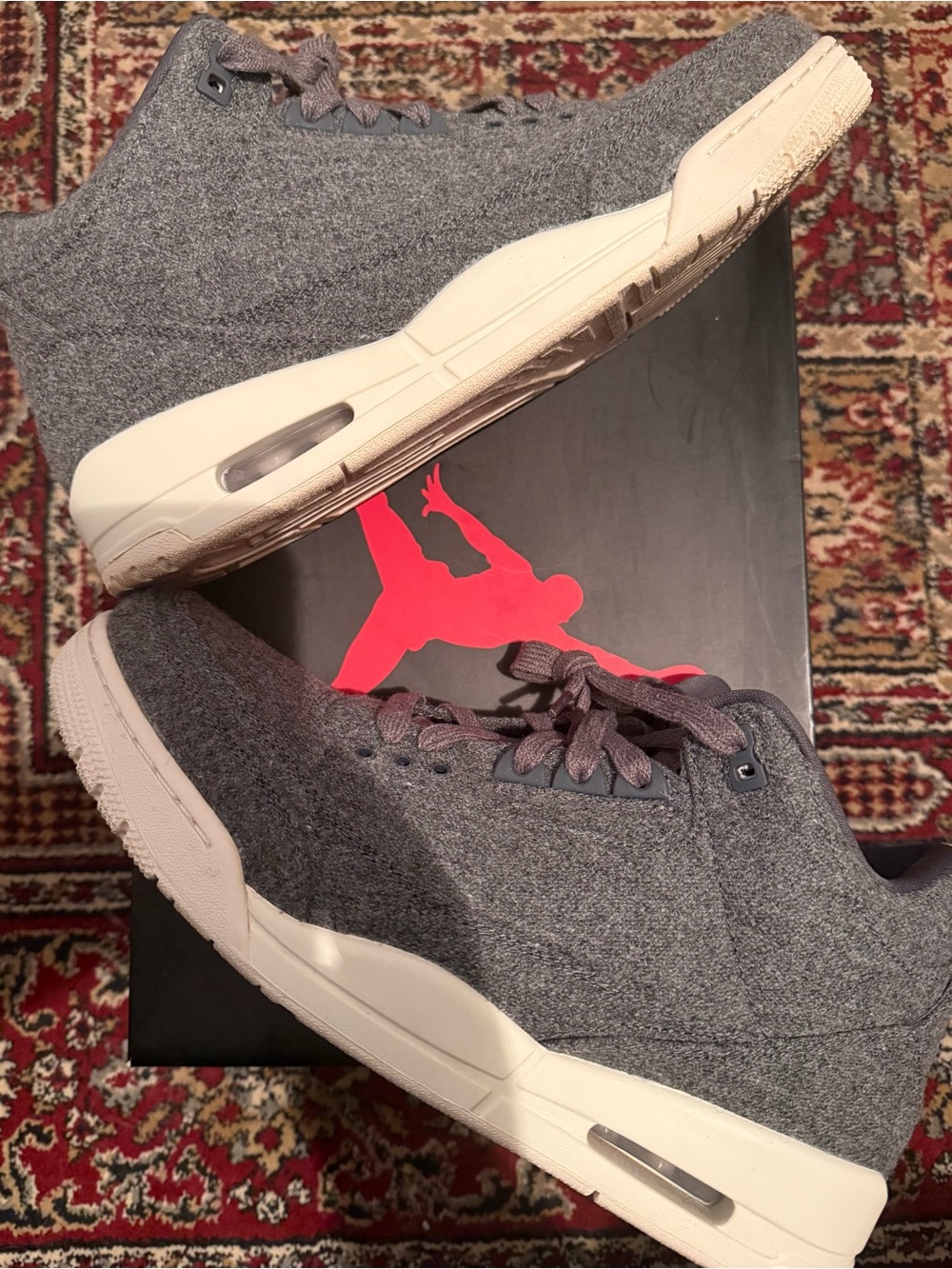 Jordan 3 Retro Wool - Mid-Top Sneakers